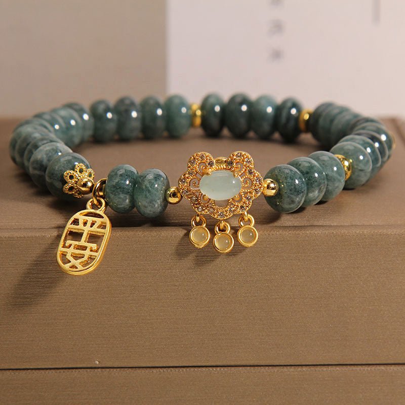 Natural Emerald Jade Bracelet For Women