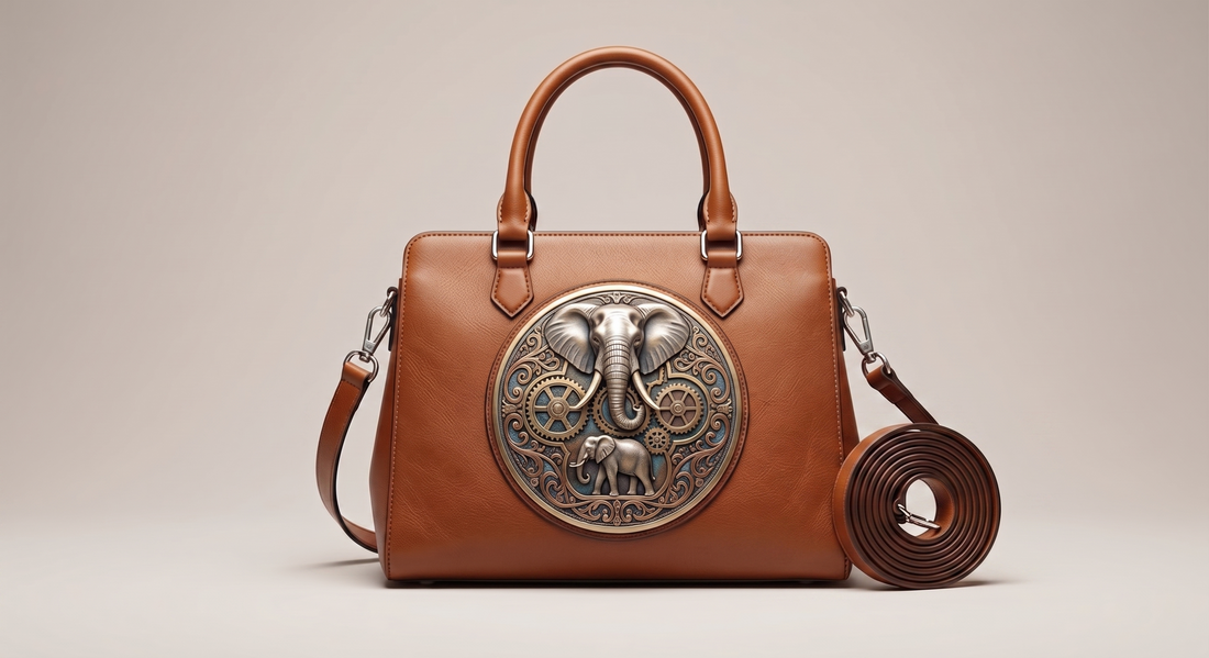 Retro Quilted Fabric Shoulder Bag