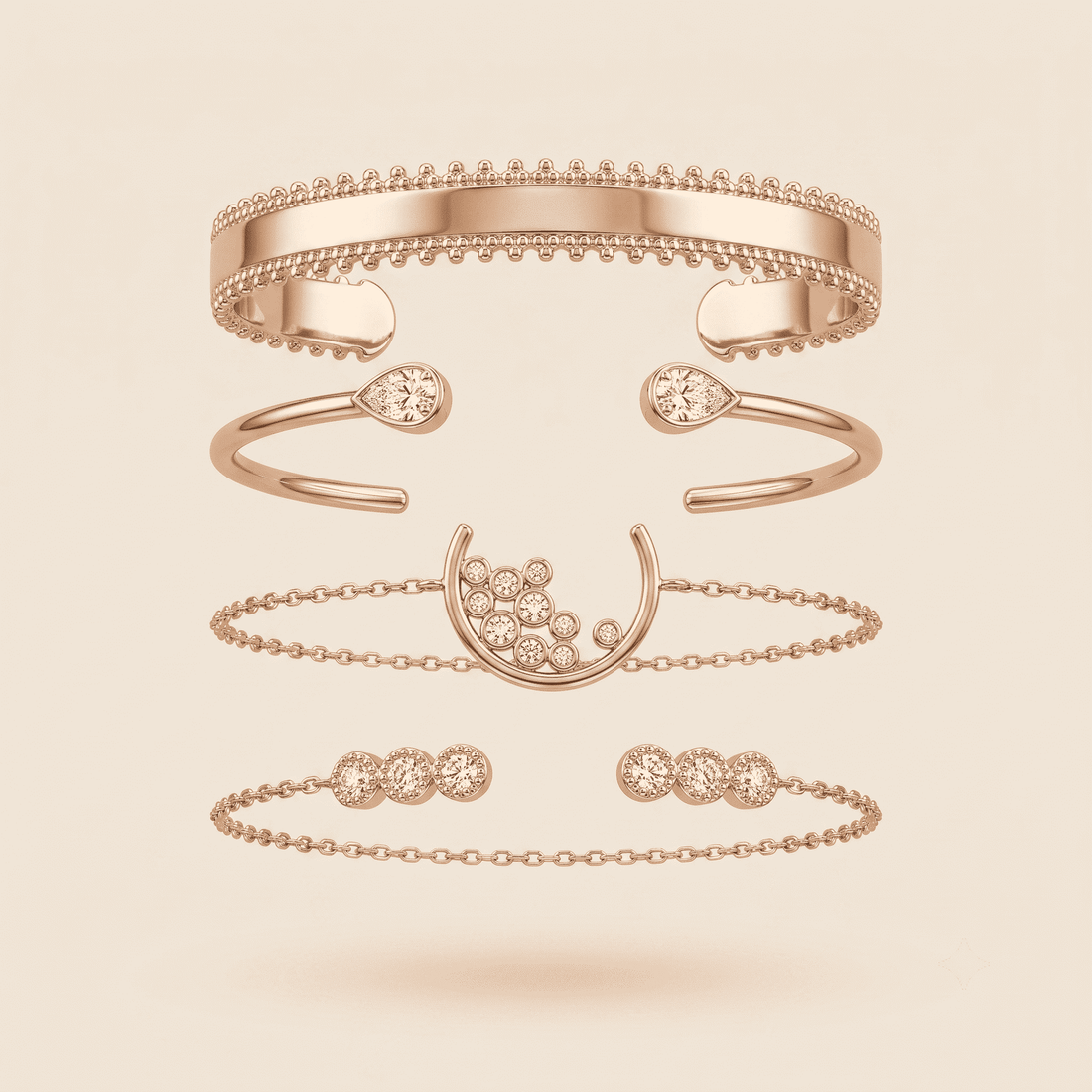 Styling the Moon & Heart Bangle Set to Capture Jewelry Trends 2026 and Achieve Minimalist Elegance