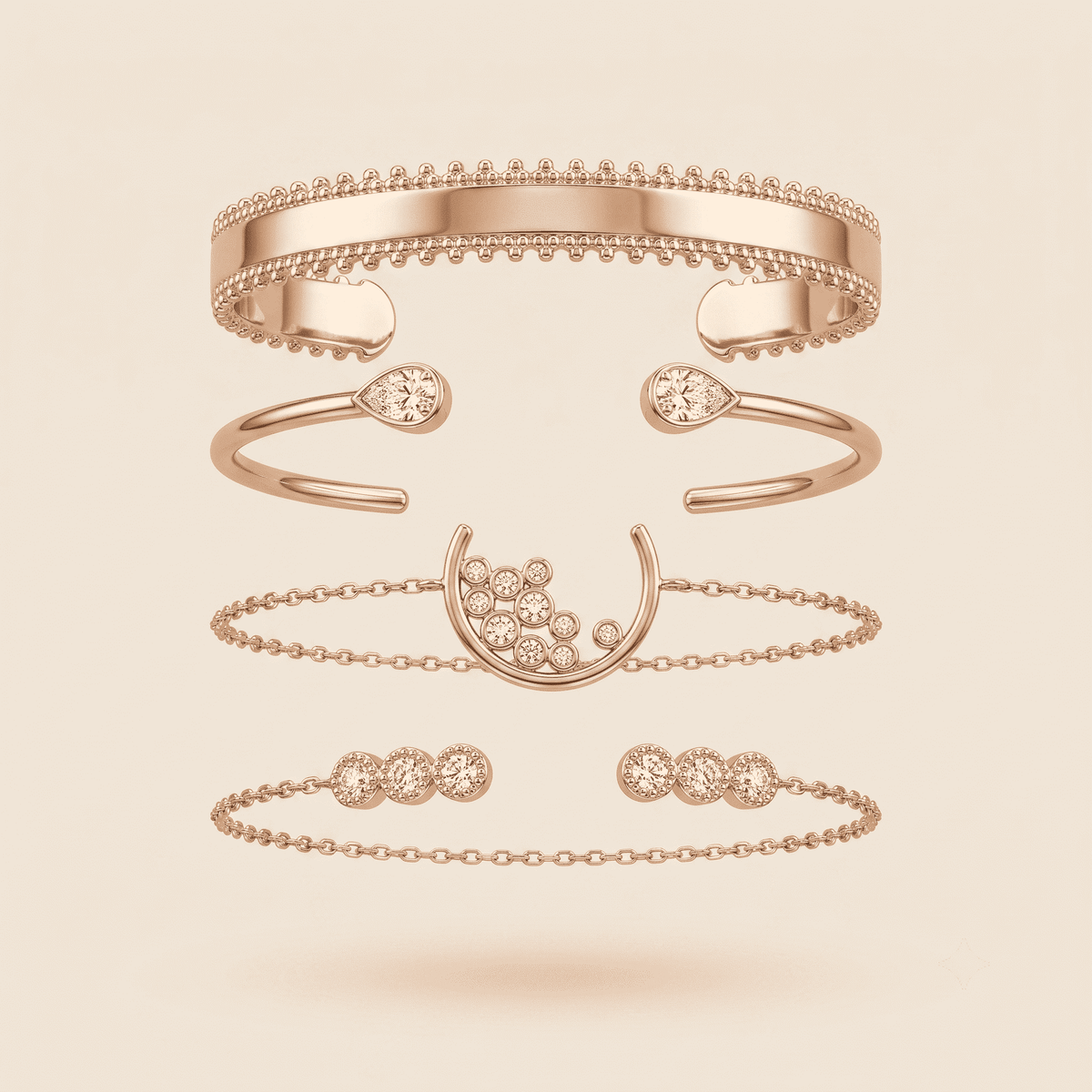 Styling the Moon & Heart Bangle Set to Capture Jewelry Trends 2026 and Achieve Minimalist Elegance