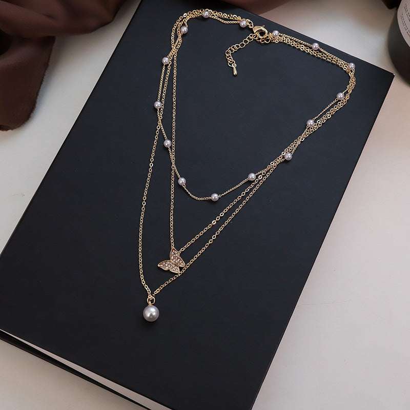 Layered necklaces for women UK - SparkleSway