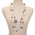 Double pendant chain necklace product detail – elegant women necklace UK