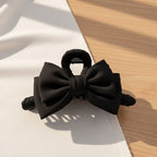 Bow Claw Clip Graceful Satin Headdress Shark Clip Updo Hair Claw - sparklesway.co.uk 