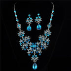 Necklace Earrings Temperament Wedding Accessories Women - sparklesway.co.uk 
