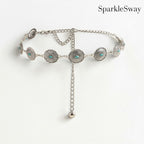Turquoise and Gold Boho Waist Chain — sparklesway.co.uk