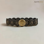 Wide Leather Rivet Belt for Women — sparklesway.co.uk