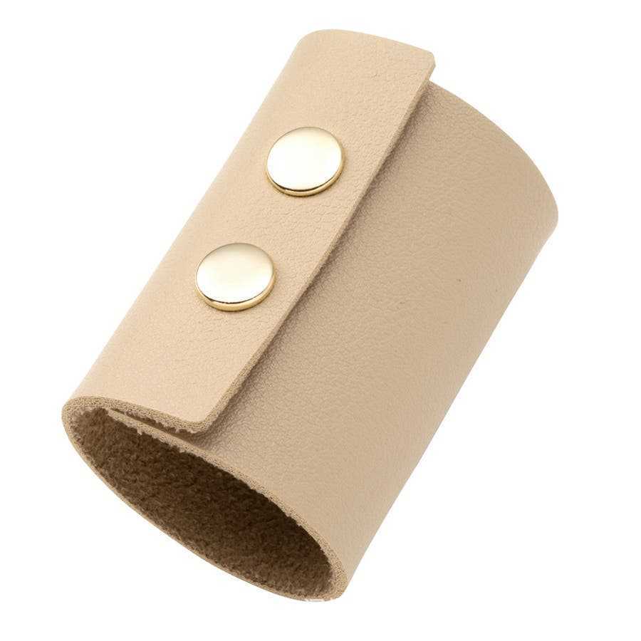 PU Leather Headband Gel Women Ponytail Clip Decoration Hair Accessories - sparklesway.co.uk 