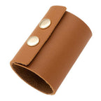 PU Leather Headband Gel Women Ponytail Clip Decoration Hair Accessories - sparklesway.co.uk 
