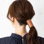 PU Leather Headband Gel Women Ponytail Clip Decoration Hair Accessories - sparklesway.co.uk 