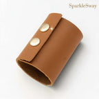 Faux Leather Headband and Ponytail Clip Set Detail — sparklesway.co.uk