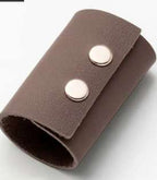 Faux Leather Headband and Ponytail Clip Set