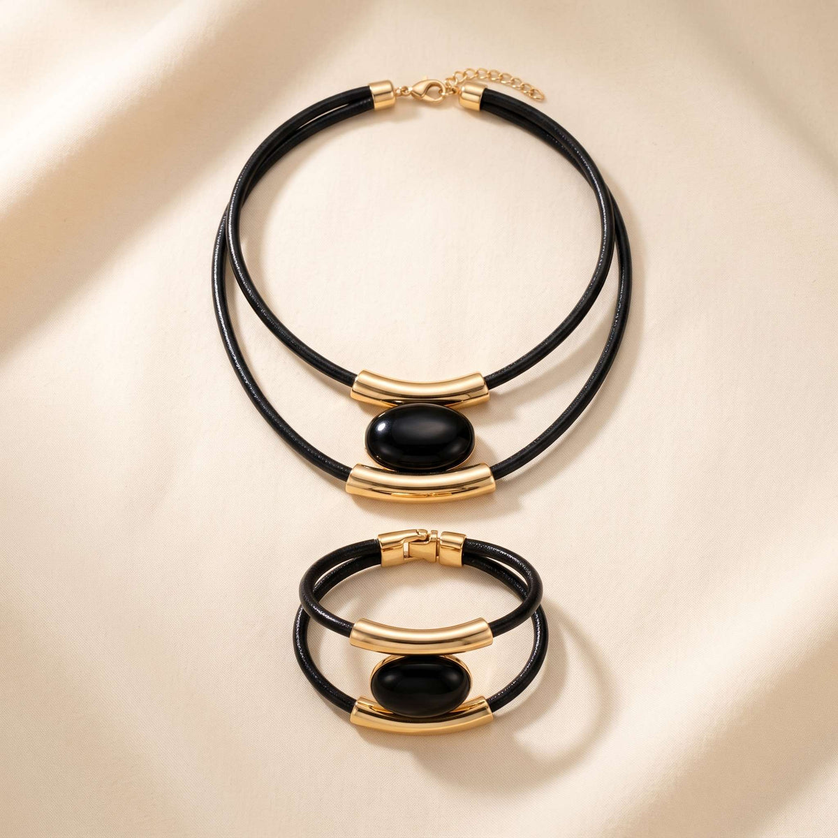 Multilayer Vintage Necklace And Bracelet Set For Women