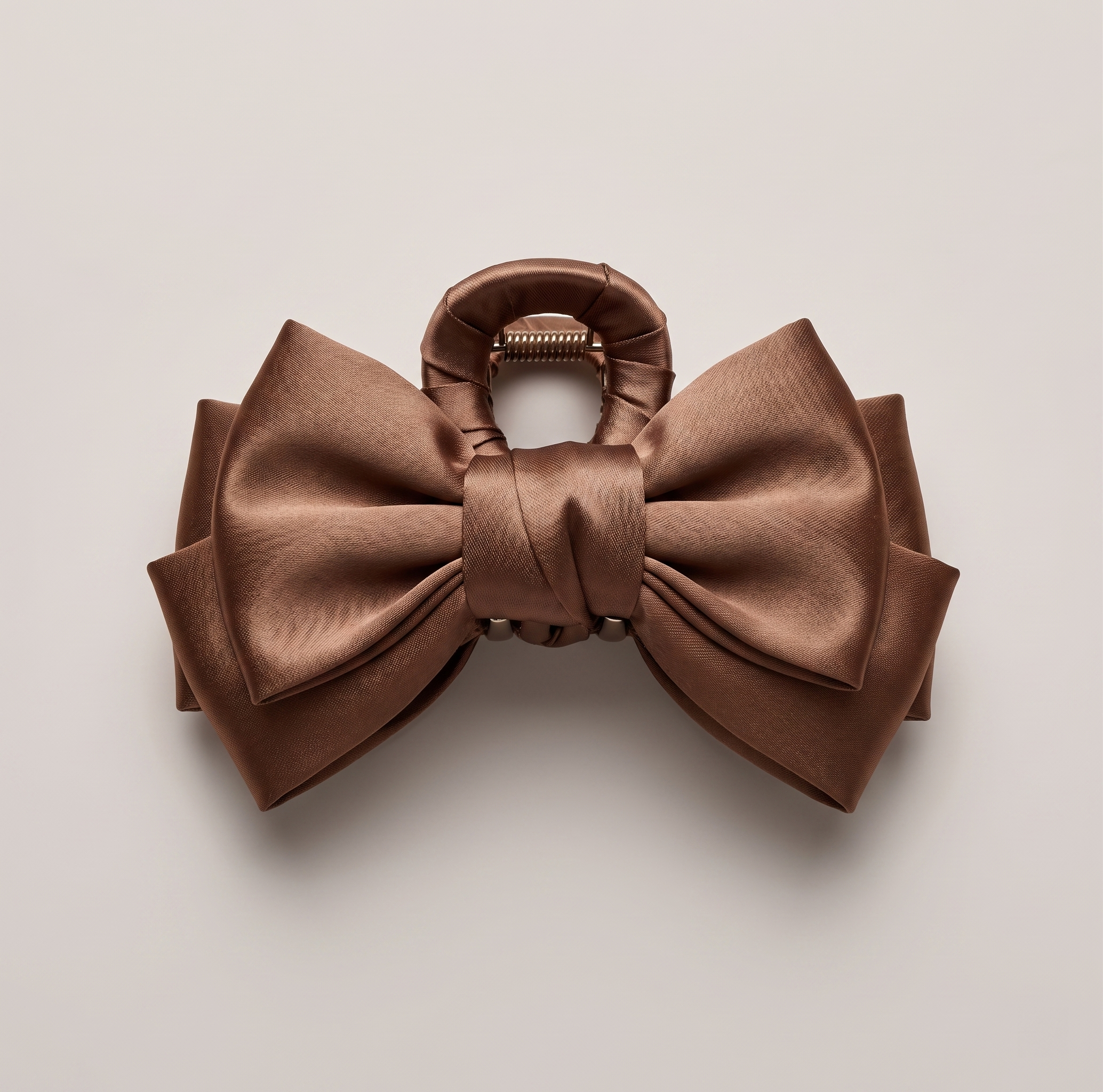 Satin Bow Hair Claw Clip