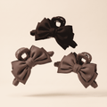 Satin Bow Hair Claw Clip