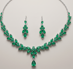 Gold Zircon Bridal Jewellery Set