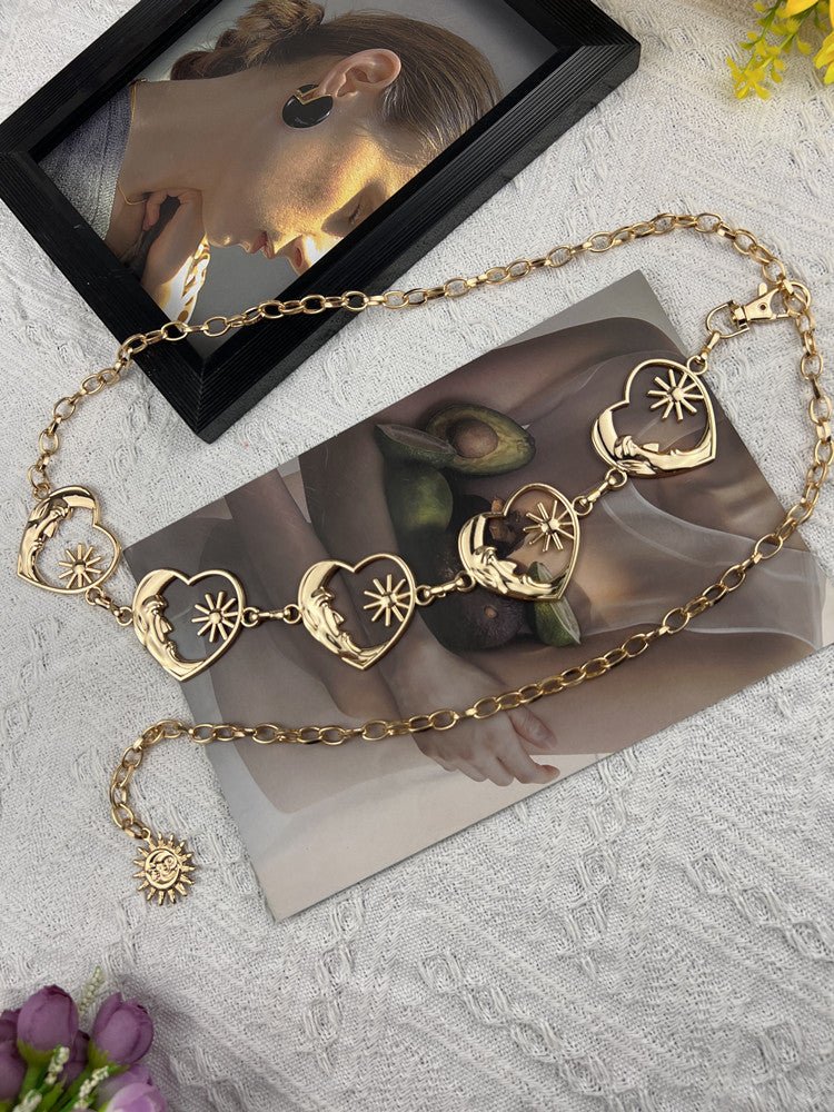 Love Metal Waist Chain Accessories For Women - sparklesway.co.uk 