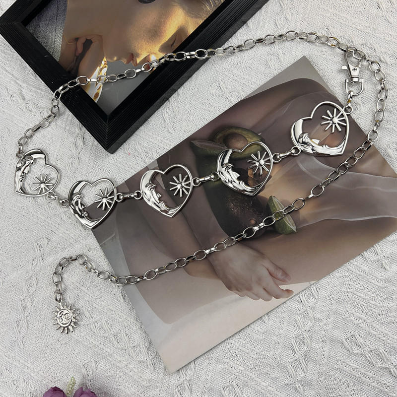 Love Metal Waist Chain Accessories For Women - sparklesway.co.uk 