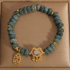 Natural Emerald Jade Bracelet For Women - sparklesway.co.uk 