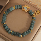 Natural Emerald Jade Bracelet For Women - sparklesway.co.uk 