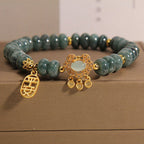 Natural Emerald Jade Bracelet For Women - sparklesway.co.uk 