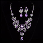 Necklace Earrings Temperament Wedding Accessories Women - sparklesway.co.uk 