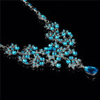 Necklace Earrings Temperament Wedding Accessories Women - sparklesway.co.uk 