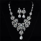 Necklace Earrings Temperament Wedding Accessories Women - sparklesway.co.uk 