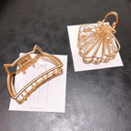 Cute cat hollow hair clips - sparklesway.co.uk 
