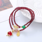 Personality Natural Crystal Fox Bracelet Women - sparklesway.co.uk 