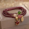 Personality Natural Crystal Fox Bracelet Women - sparklesway.co.uk 