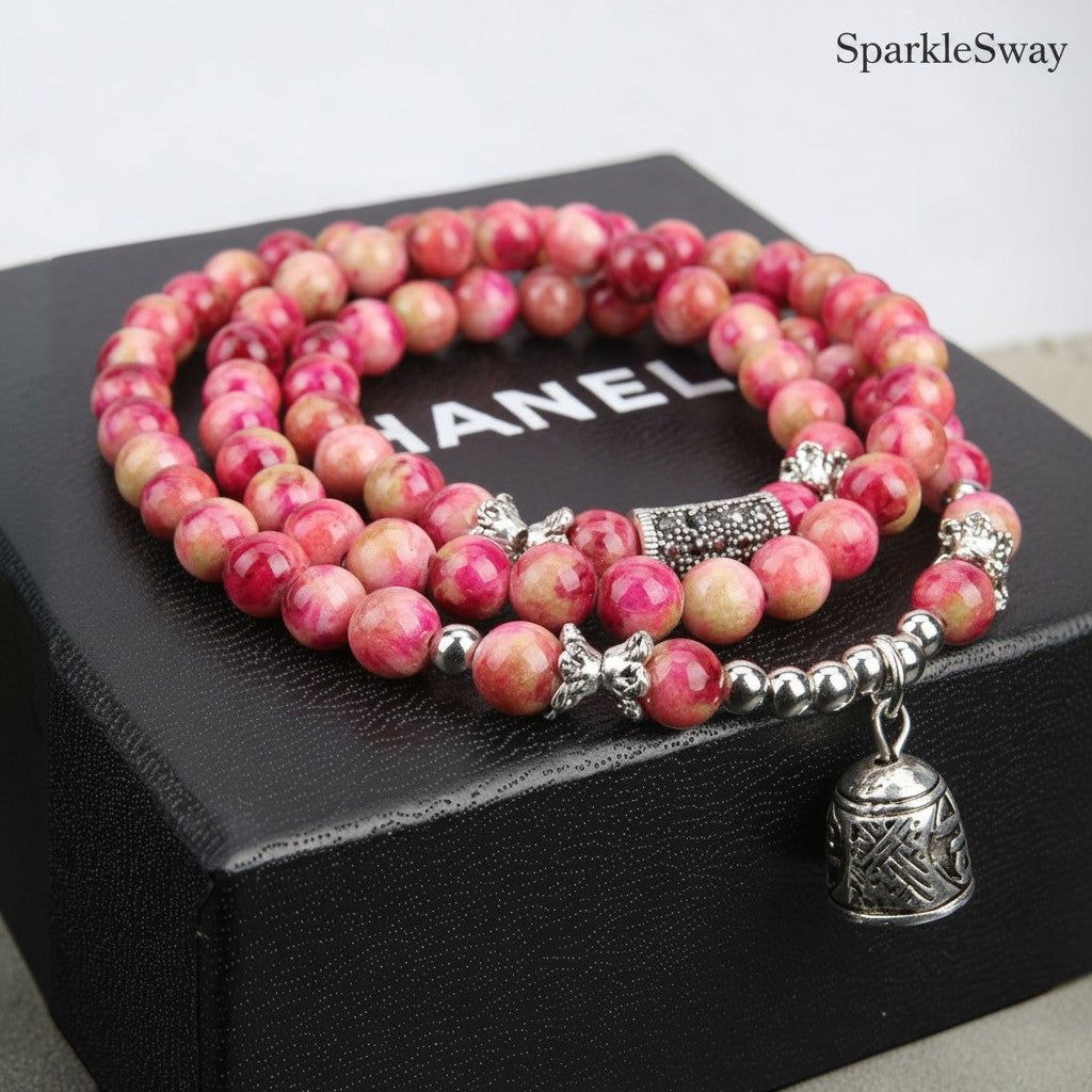 Layered Beaded Bracelet — sparklesway.co.uk
