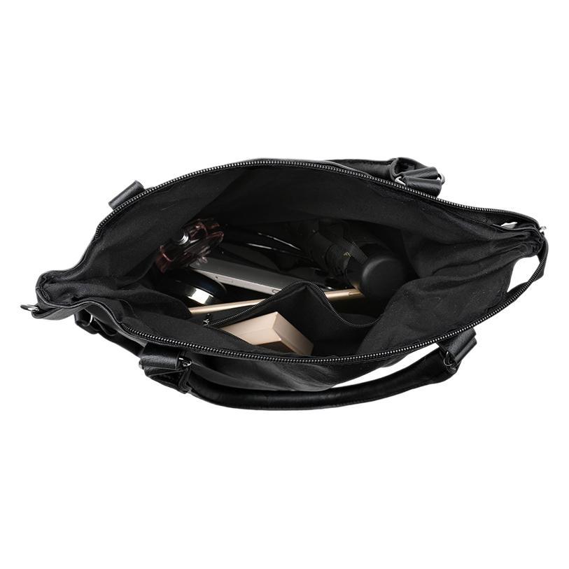 Interior view of Retro Chinese Style Graceful And Fashionable Soft Bread bag showing organization and spacious design.