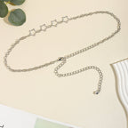 Simple Fashion Men And Women Star Metal Waist Chain Sexy Cutout Five-pointed Star Body Chain Jeans Dress Accessories - sparklesway.co.uk 