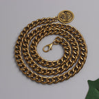 Waist Chain Jeans Dress Accessories Black Gold Chain Belt - sparklesway.co.uk 