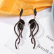 Alloy Diamond Earrings Tassel Hollow Asymmetrical Style Women's Earrings Earrings - sparklesway.co.uk