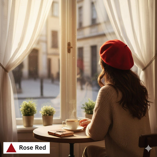 Classic Wool Beret | British Style Beret Hat for Women - sparklesway.co.uk