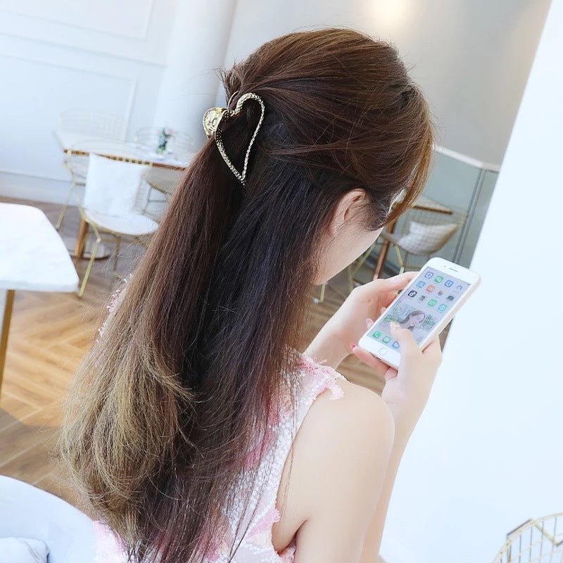 Cute cat hollow hair clips - sparklesway.co.uk