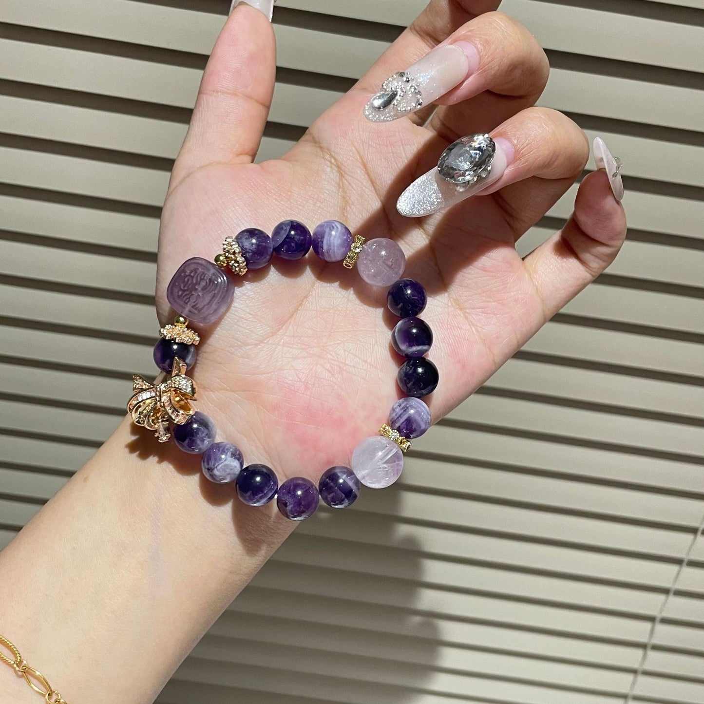 Natural Amethyst Bracelet Dream Women - sparklesway.co.uk