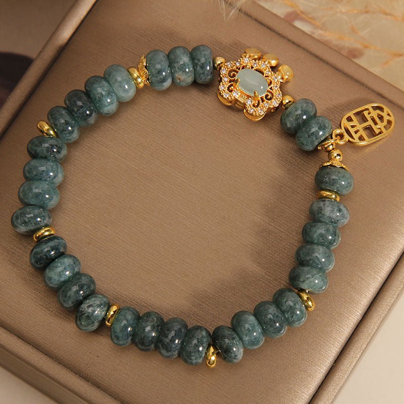 Natural Emerald Jade Bracelet For Women - sparklesway.co.uk