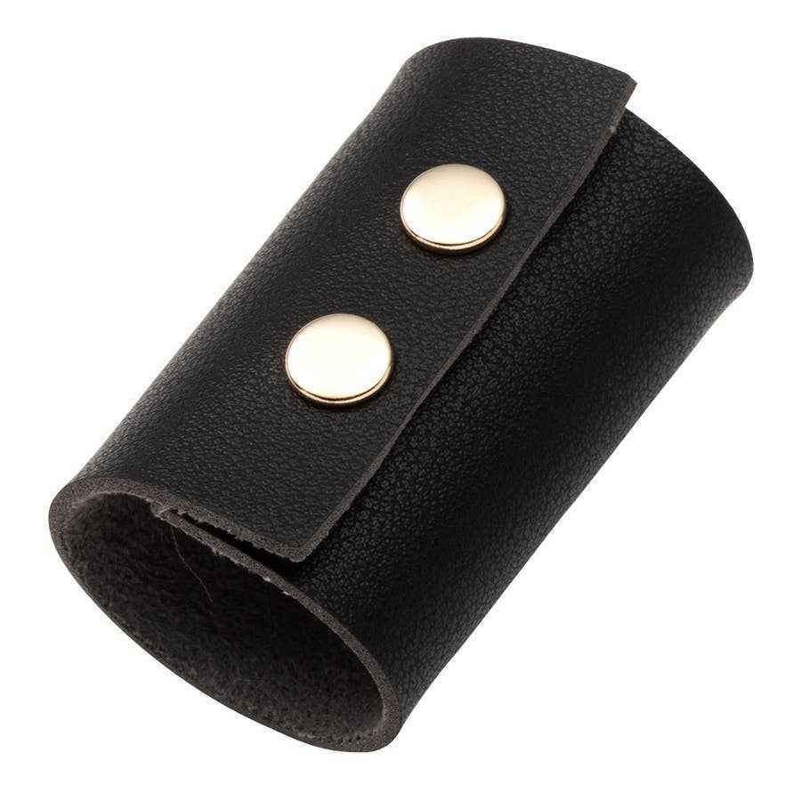 PU Leather Headband Gel Women Ponytail Clip Decoration Hair Accessories - sparklesway.co.uk