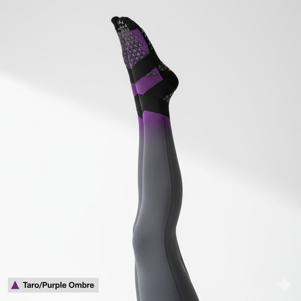 Yoga Grip Socks for Women | Non - Slip Pilates Socks with Grips - sparklesway.co.uk